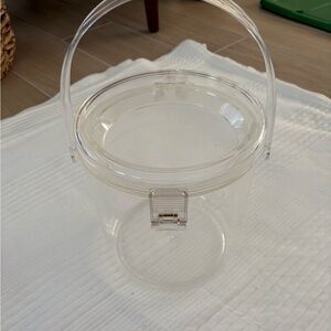 Vintage Lucite Ice Bucket